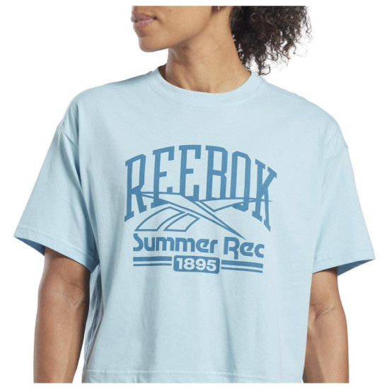 Reebok Γυναικεία κοντομάνικη μπλούζα Graphic Logo T-Shirt Reebok Γυναικεία κοντομάνικη μπλούζα Graphic Logo T-Shirt